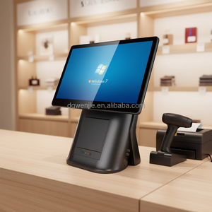 Terminal Punto de Venta con Pantalla Táctil Completa de 15/17 Pulgadas, Sistema de Punto de Venta Todo en Uno, Caja Registradora <span class=keywords><strong>para</strong></span> Comercio Minorista, Salón, Tienda, Negocio - Product Image 4
