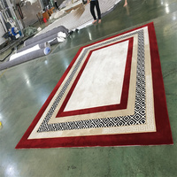 Tapis de luxe abstrait de style palais musulman du Moyen-Orient, tufté à la main, pour maison, villa, mosquée, hôtel, neuf
