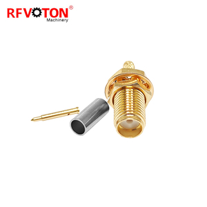 RF nối RP <span class=keywords><strong>SMA</strong></span> nữ Jack vách ngăn uốn nối cho rg316 <span class=keywords><strong>RG174</strong></span> lmr100 nối Coax Adapter RF ứng dụng - Product Image 5