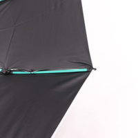 Parapluie semi-automatique robuste à 10 baleines, pliable en 3 sections, avec protection UV, résistant au vent, avec logo personnalisé
