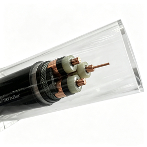 Câble en cuivre blindé à 3 conducteurs 3x95mm+50mm 3x25mm 3x75mm 3x120mm 3x185mm 3x150mm 4/0AWG Câble d'alimentation <span class=keywords><strong>Triphasé</strong></span> Câble de mise à la terre - Product Image 6