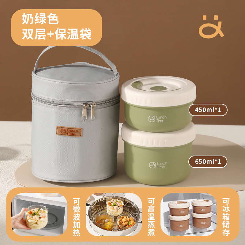 Sac isolant en verre vert de 1&nbsp;100&nbsp;ml, deux paquets