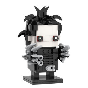 MOC7479 Edward <span class=keywords><strong>Scissorhands</strong></span> 194 Uds Cabeza Cuadrada ladrillo Robot fantasía Romance Drama ensamblar DIY bloques de construcción para niños juguetes de regalo - Product Image 4