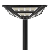 UFO-Réverbère solaire LED, capteur bicolore intégré carré, jardin, cour, lumière IP65, soucoupe volante pour maison, communauté, ABS