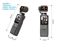 Cámara de Acción HD WiFi Inalámbrica, Grabadora Portátil, Monitoreo Interior y Exterior, Vista en Tiempo Real, Cámara IP, Deportes, DV, DVR