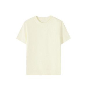 เสื้อยืดคอกลมผ้าฝ้ายหนาคุณภาพดีสีดำสำหรับฤดูร้อนขายส่งสำหรับผู้หญิง - Product Image 3