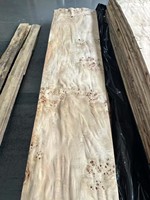 Placage en bois exotique naturel de feuilles de placage de ronce de noix pour les meubles de luxe