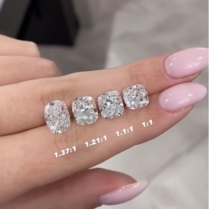 ราคาขายส่ง เพชรทรงรัศมีสี D แบบคุชชั่น เพชรเลี้ยงในห้องปฏิบัติการ ความสะอาดระดับ VVs  แบบเม็ดเดี่ยว รับรองโดย IGI สำหรับทำเครื่องประดับ - Product Image 2
