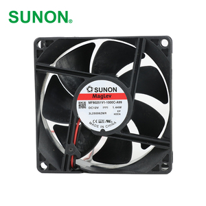 พัดลมระบายความร้อนแบบแกนสำหรับตู้ไฟฟ้า SUNON MF80251V1-1000C-A99 ขนาด 80x80x25 มม. 12VDC 120mA 1.44W 3200RPM 41.0CFM  พร้อมตลับลูกปืน Vapo รับผลิตแบบ OEM ODM - Product Image 1