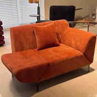 Canapé en bois massif à accoudoir rotatif, fonction fauteuil inclinable, pour une personne, vente directe usine