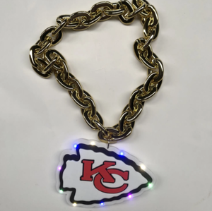 Collar Colgante LED Personalizado de los Chicago Bears, Colgante Grande de Material <span class=keywords><strong>Eva</strong></span>, Collar Grande para Decoración de Fiestas y Celebraciones - Product Image 3