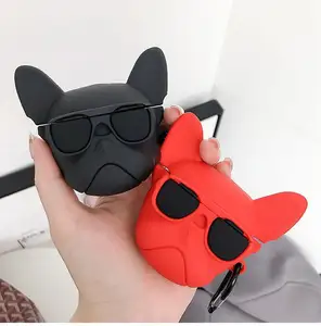 Benutzer definierte süße Cartoon Hunde Designer Silikon Kopfhörer hülle Abdeckung für Airpods 3 1 2 Pro 2 für Airpod Gen 3