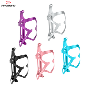 Promend porte-bouteille d'eau de vélo en aluminium ultraléger violet rose et 5 autres couleurs pour support de bouteille de vélo de montagne de route - Product Image 3