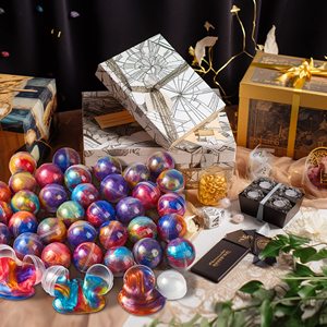 Galaxy <span class=keywords><strong>Slime</strong></span> Ball <span class=keywords><strong>con</strong></span> niños Cosmic Realm Cards Party Favors Juguetes no pegajosos y seguros para niñas y niños - Product Image 4