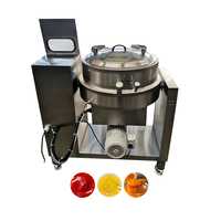 Mélangeur à huile électrique industriel automatique pour cuisson à l'huile Sirop sauce caramel pour la fabrication de mayonnaise bouilloire à double paroi