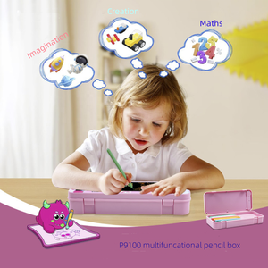 Multifunctional Student ABS <strong>Pencil</strong> Box Writing Tablet LCD <strong>Pencil</strong> <strong>Case</strong> with Pen and Battery - Product Image 5