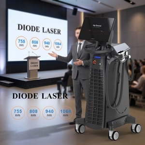 Épilateur à 4 longueurs d'onde (808, 755, 940, 1064 nm) pour la médecine esthétique, usage professionnel en salon, sans douleur, grande taille de spot, pour l'épilation du visage, du corps et du maillot - Product Image 1