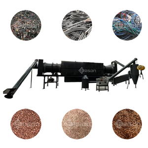 Four de carbonisation de traitement de ferraille de ressources renouvelables au fil du vieux câble en métal pour le cuivre de pureté - Product Image 3
