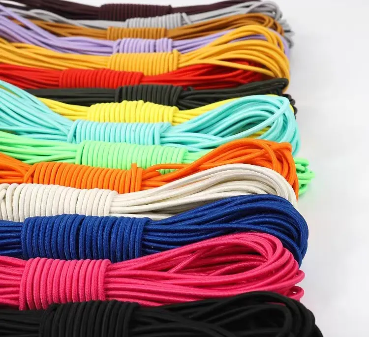 Spool packing rope all kinds of sports bungee shock cord elastic rope/string