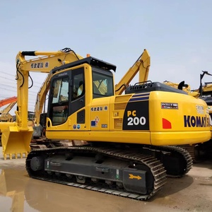 รถขุดตีนตะขาบ PC200-8N1 Komatsu รถขุดดินตีนตะขาบ kobelco รถขุดดินคุณภาพสูงราคาไม่แพงพร้อมสีต้นฉบับ100% - Product Image 1