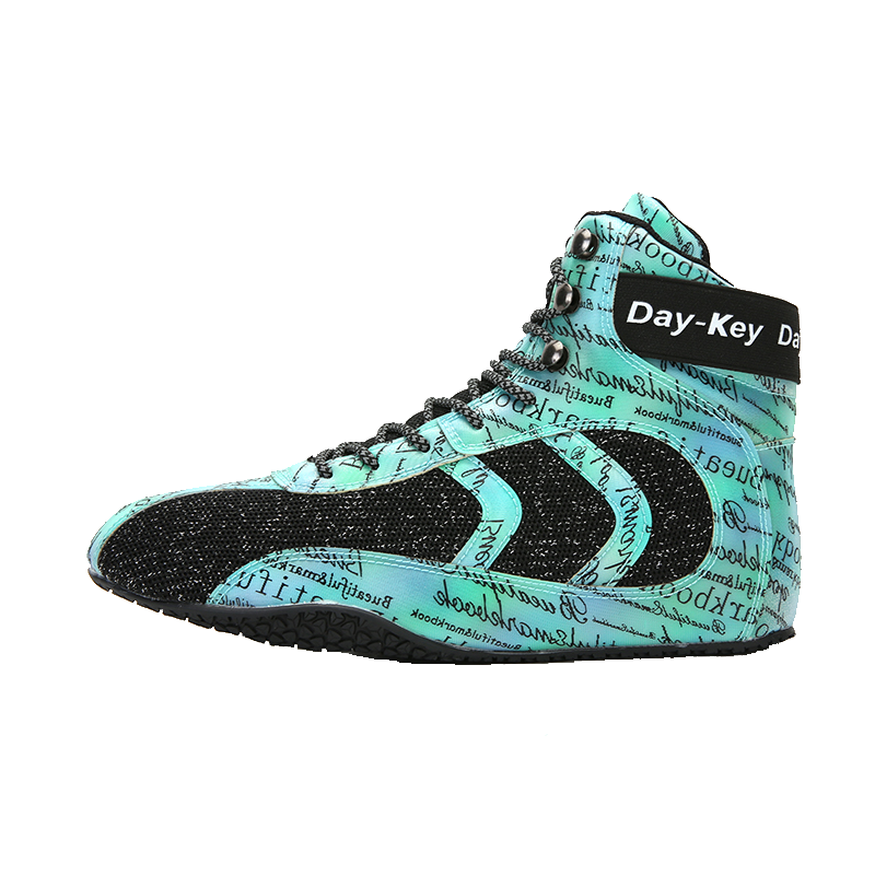 Breathable Man's Training Shoes High-top Boxing Shoes Wrestling