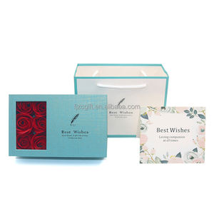 Coffret cadeau de roses éternelles préservées immortelles pour toujours 6 roses et bijoux pour Noël Saint Valentin Fête des mères - Product Image 6