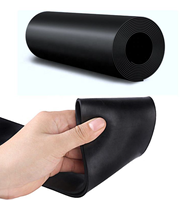 Feuilles de mousse de silicone transparente à cellules ouvertes de haute qualité, orange et noir, haute densité, résistantes à la température, calandrage, conformes REACH