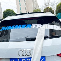 Autocollant de transfert de logo d'entreprise résistant aux UV imperméable à l'eau Autocollants de pare-brise arrière de véhicule à impression personnalisée Décalcomanies de bannière de grande taille