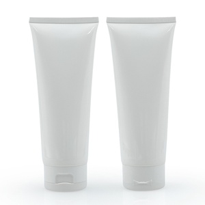 Custom Eco-Friendly Soft White <b>Plastic</b> <b>Tubes</b> for Skin Care 5ml to 50ml Capacity Flip Top Screw Cap with Squeeze Function - Product Image 1