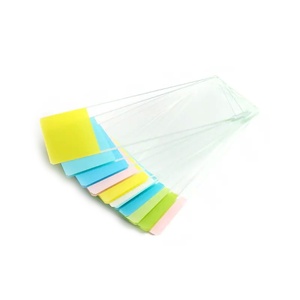 Portaobjetos de microscopio esmerilados con código de color Degao Lab, con área de etiquetado de pintura de color, para la clasificación de muestras biológicas. - Product Image 3