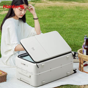 Nouvel arrivage Bagages à main Bagages Vintage Voyage Étui rigide Smart Trolley <span class=keywords><strong>Valise</strong></span> Bagages avec <span class=keywords><strong>porte</strong></span>-gobelet Chargement - Product Image 4