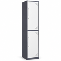 Armoire à une porte, casier métallique avec barre de suspension