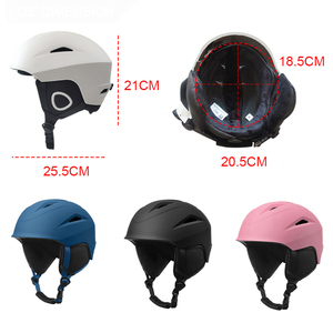 Nouveaux produits casque de ski noir casque de ski de <span class=keywords><strong>neige</strong></span> pour le ski - Product Image 4