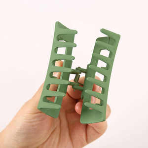 مصنع تصنيع المعدات الأصلية امرأة مربع الملحقات صب Cheveux بسيطة أنيقة leshark الشعر المشبك مشابك سميكة غير لامع تخصيص بهد - Product Image 4