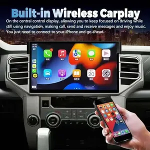Radio para Auto de 14.6 Pulgadas para <span class=keywords><strong>Toyota</strong></span> <span class=keywords><strong>Tundra</strong></span> <span class=keywords><strong>2020</strong></span>-2024, Android 13, Pantalla QLED, Estéreo, GPS, Navegador, Reproductor Multimedia, Video, CarPlay - Product Image 5