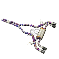 Système d'échappement léger pour Jaguar F-TYPE 5.0 V8 2013-2024, échappement Catback en titane, tuyaux en X, amélioration des performances