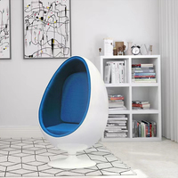 Chaise œuf de salon de loisirs chaise de canapé ronde moderne chaise de salon à bulles