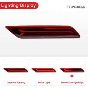 Prix d'usine, nouveau feu arrière LED rouge pour pare-chocs, signal de freinage pour CITY 2017 2018 2019 - Product Image 3