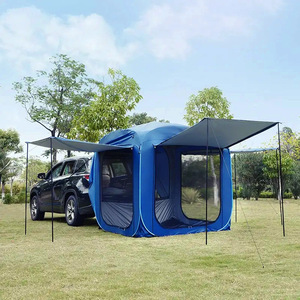 Auvent de voiture/camion portable automatique à ouverture rapide OEM, tente SUV, auvent carré à armature droite, design pop-up pour le camping en extérieur - Product Image 3