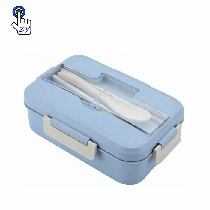 Nuovo design scuola bambini bambini portatile regolabile bento box in plastica contenitori per alimenti sicuri per microonde lunch box con manico