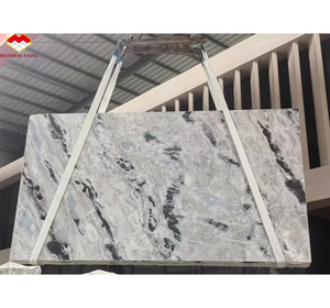 Carrelage et comptoir de mur poli de l'océan Arctique de 2cm de dalles de quartzite blanc <span class=keywords><strong>atlantique</strong></span> de conception moderne de propre usine pour des hôtels - Product Image 2
