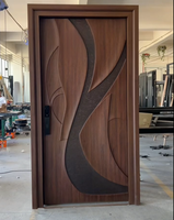 Puertas de Entrada Principales de Aluminio para Villas de Lujo, Puertas de Entrada Personalizadas en 3D