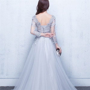 <span class=keywords><strong>Vestidos</strong></span> <span class=keywords><strong>de</strong></span> <span class=keywords><strong>dama</strong></span> <span class=keywords><strong>de</strong></span> <span class=keywords><strong>honor</strong></span> <span class=keywords><strong>de</strong></span> manga larga Chinos <span class=keywords><strong>Baratos</strong></span> <span class=keywords><strong>de</strong></span> encaje con cuentas <span class=keywords><strong>de</strong></span> color/Talla grande por encargo - Product Image 4