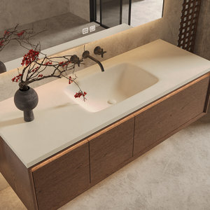 <strong>Vanity</strong> <strong>Modern</strong> Style for Sale Custom <strong>Mid</strong> century Floating Solid Wood <strong>Vanity</strong> Fair Bathroom Furniture <strong>Vanity</strong> Fair single sink - Product Image 2
