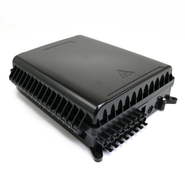 Outdoor Fiber Optic Distribution Box 16 Core Wall Mount FTTH Box Waterproof IP65 with SC LC Adapter and PLC Splitter