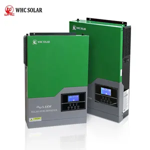 WHC 신제품 3kva 3.5KW 3500W MPPT 하이브리드 태양 광 인버터 AC DC 24V DC 220V AC 그리드 타이 UPS 배터리 태양 광 인버터