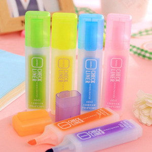Hot Bán Mini Phim Hoạt Hình Dễ Thương 6 Màu Sắc Sinh Viên Highlighter Bút Thiết Lập Vẽ Bút Kẹo Màu Highlighter Bút Cho Trẻ Em - Product Image 1