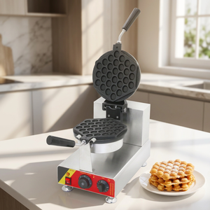 Machine à rouleaux d'œufs en acier inoxydable grande capacité, machine électrique commerciale à crêpes d'œufs chauds, facile à utiliser, pour œufs <span class=keywords><strong>QQ</strong></span> style Hong Kong - Product Image 1