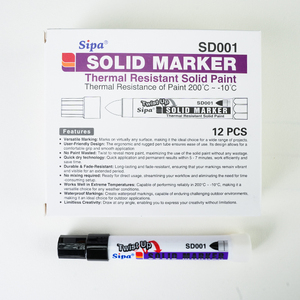 Sipa SD001 công nghiệp Crayon <span class=keywords><strong>Marker</strong></span> Pen Set rắn sơn Markers cho cửa sổ gỗ Glass vĩnh viễn đánh dấu - Product Image 4