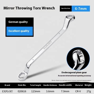 Khai thác dài đôi Vòng cờ lê thiết lập bù đắp Hộp cờ lê Chrome vanadi thép thả giả mạo spanners cho hệ thống đo lường số liệu - Product Image 6